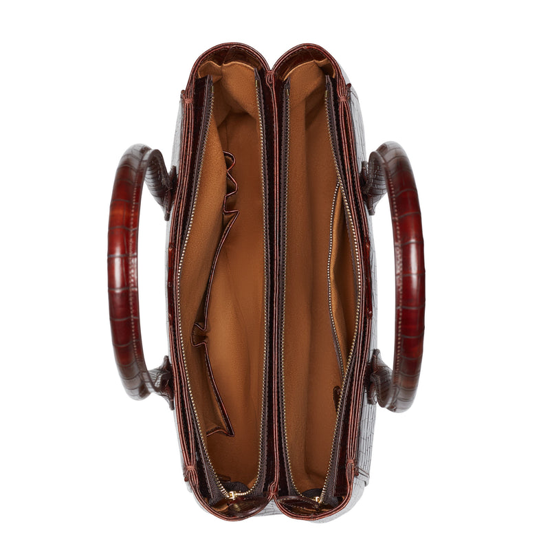Isabel Bernard Honoré Sac à Main Marron IB25006-zoom-