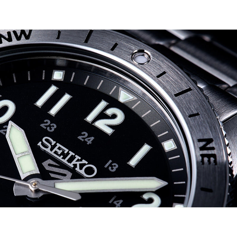 Seiko 5 Sports Montre Automatique Argent Pour Homme HDB006K1-zoom-
