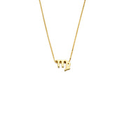 Isabel Bernard Étoiles d’Or Virgo 14 Carat Gold Venetian Necklace With Horoscope IB340183