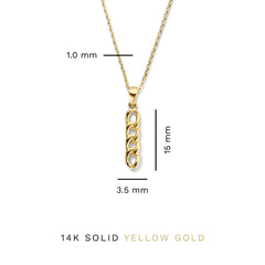 Isabel Bernard Le Marais Règine 14 Carat Golden Necklace IB340147