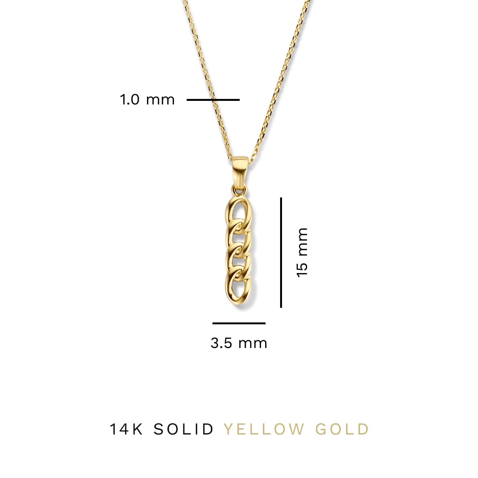 Isabel Bernard Le Marais Règine 14 Carat Golden Necklace IB340147