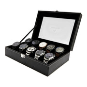 Mats Meier Mont Fort Hommes Boîte à Montres Noir MM-Watchbox-1916
