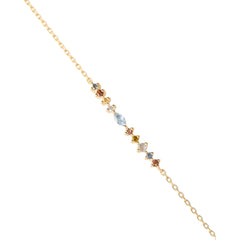 P D Paola Color 925 Sterling Silver Bracelet with Gold Plating PU01-845-U