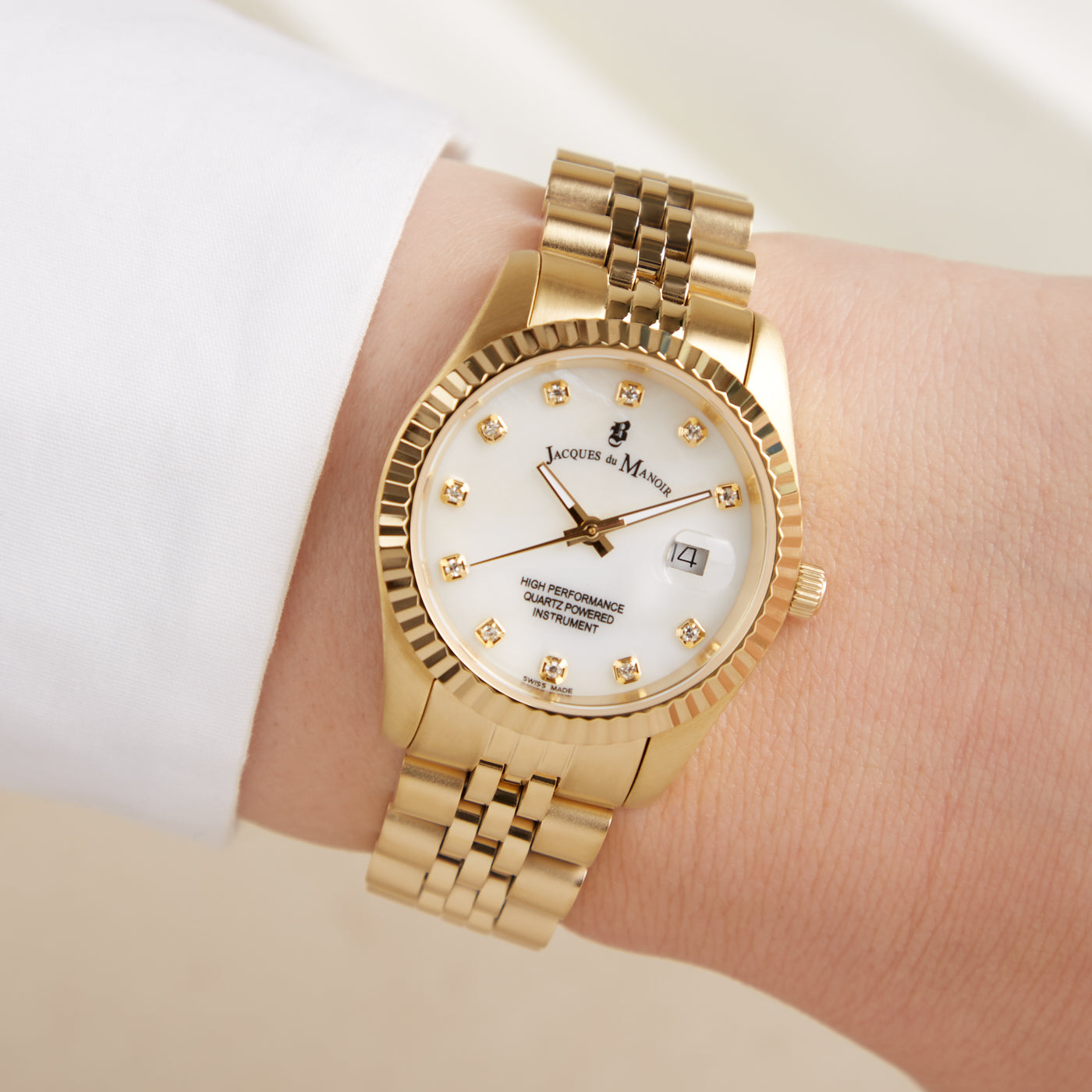 Jacques du Manoir Inspiration Gold Watch JWL01203