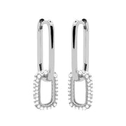 Karma Hoops Femmes Créoles Argent H232S