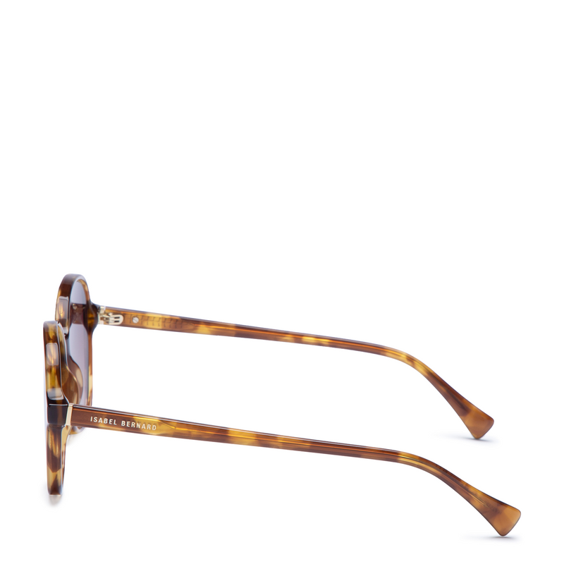 Isabel Bernard La Vilette Demi Brown Sunglasses IB380010-13-14-zoom-