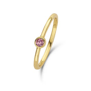 Violet Hamden Venus Goudkleurige Ring Met Geboortesteen VH330008OCT-60
