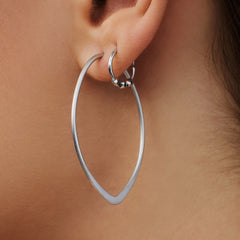 Violet Hamden Sisterhood Feminine 925 sterling Silver Hoop Earrings VH360031