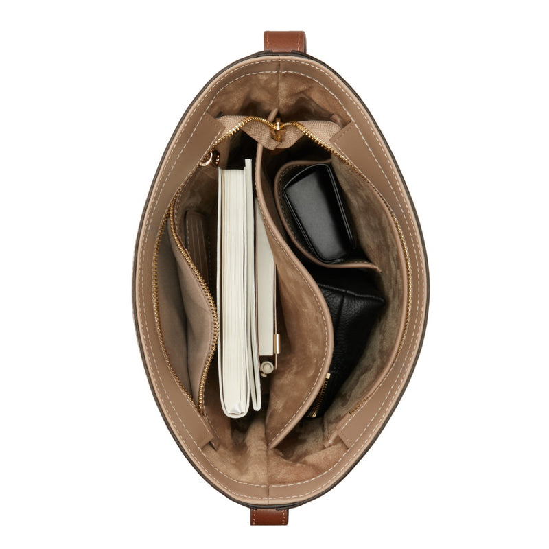 Isabel Bernard Honoré Sac à Bandoulière Taupe IB25085-378-zoom-