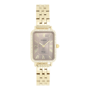 OOZOO Vintage Montre Femme Or et Taupe C20415
