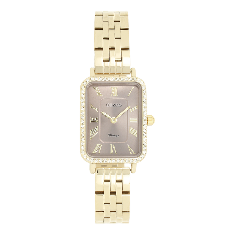 OOZOO Vintage Montre Femme Or et Taupe C20415-zoom-