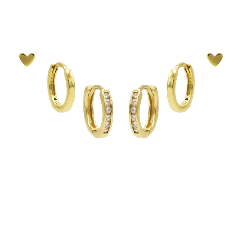 Karma Femmes Earparty Plaqué or 14 carats EPV01GP-zoom-