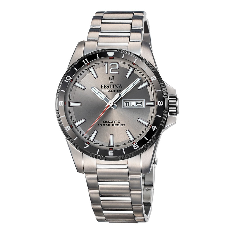 Festina Uomo Orologio Grigio F20698/1-zoom-