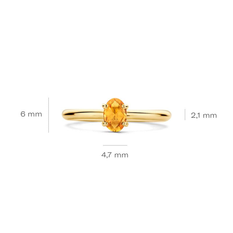 Blush Femmes Bague Or 14 carats 1242YCI/58-zoom-