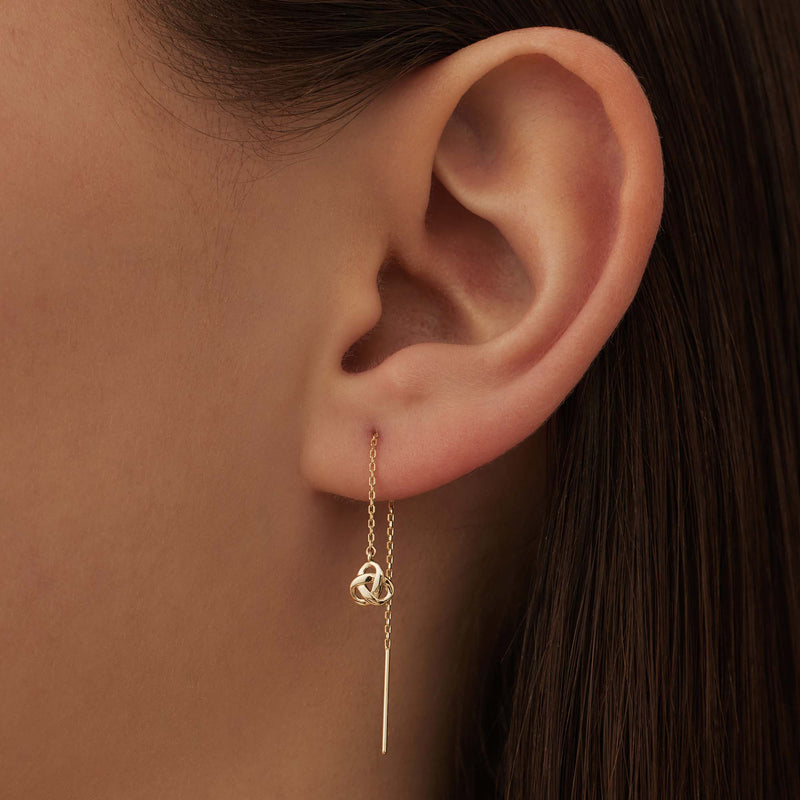 Isabel Bernard Rivoli Femmes Pendentifs d'oreille Or 14 carats IB360220-zoom-