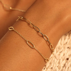 Beloro Jewels Della Spiga Elisa 9 Karat Gold Bracelet BO320040