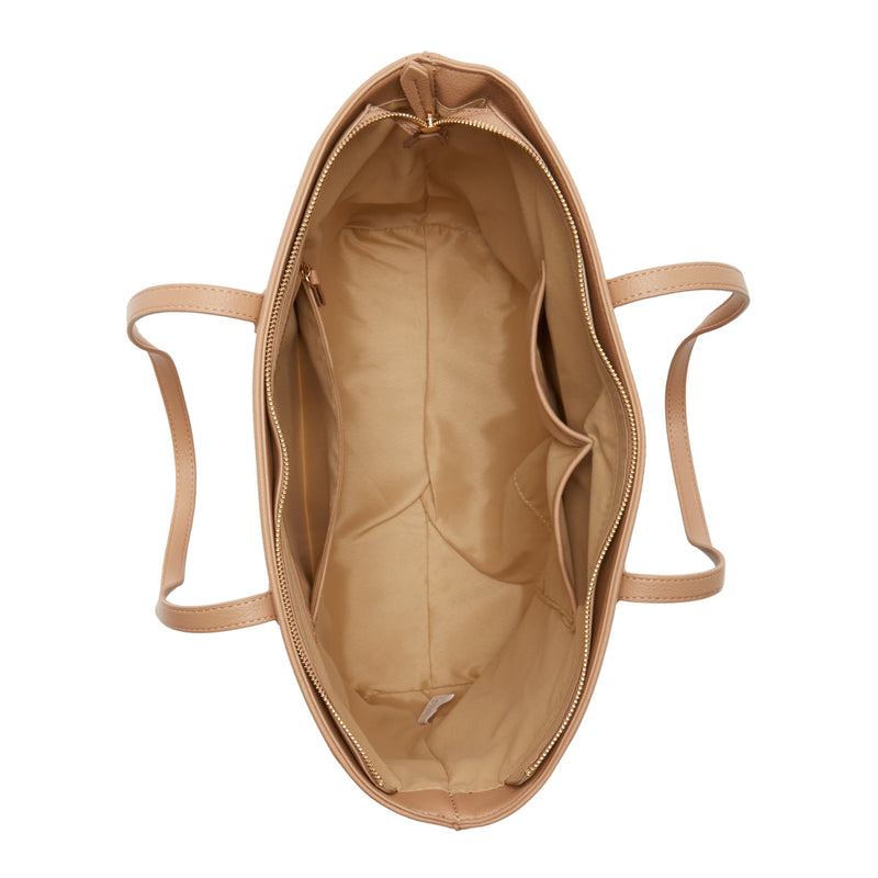 Valentino Bags Special Martu Femmes Cabas Beige VBS5UD01BEIGE-zoom-