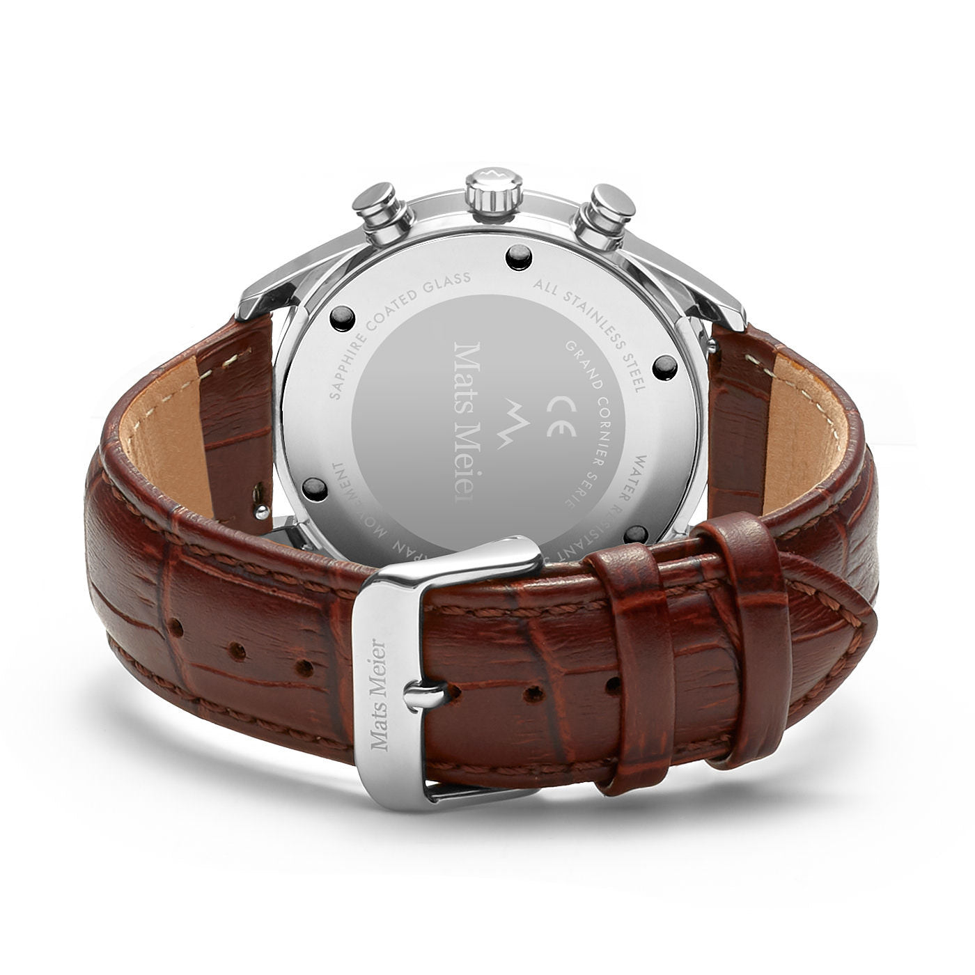 Mats Meier Grand Cornier Chrono Green/Brown Watch MM00121