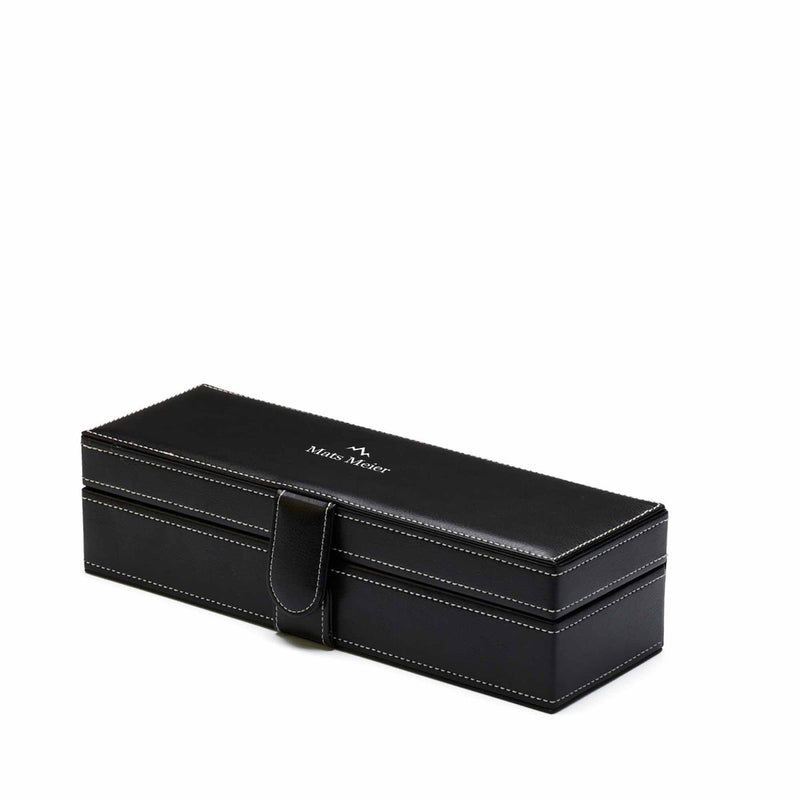 Mats Meier Mont Fort Hommes Boîte à Montres Noir MM-Watchbox-1907-zoom-