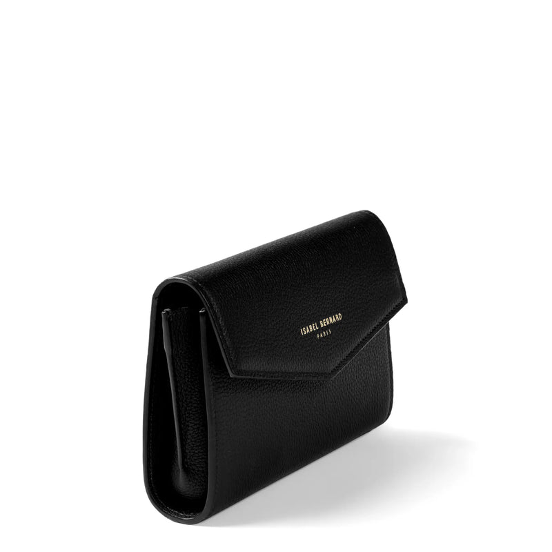 Isabel Bernard Honoré Lina Pochette Noire Avec Chaîne D’Épaule Amovible IB21135-001-zoom-