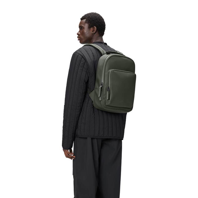Rains Book Daypack Sac À Dos Vert R13260-111-zoom-
