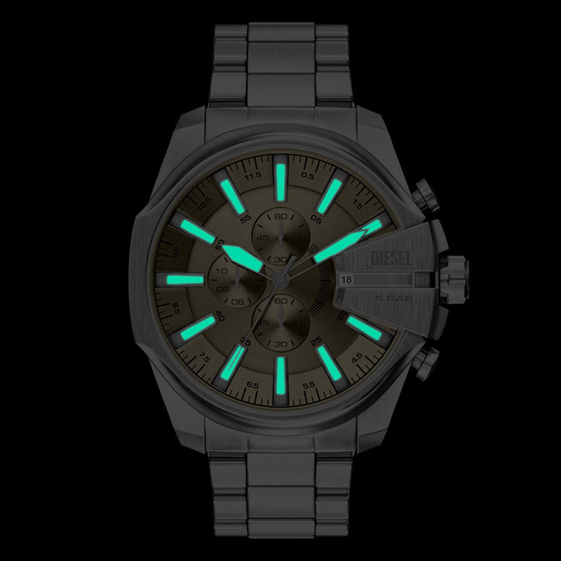 Diesel Mega Chief Slim Round Gold Dial Watch DZ4702-zoom-