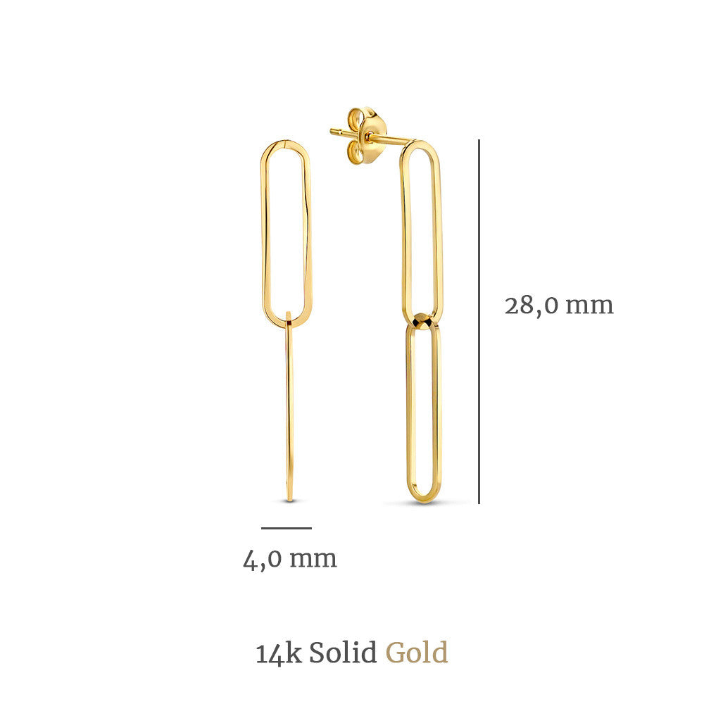 Isabel Bernard Cadeau d´Isabel 14 Carat Golden Earrings Set IB90126