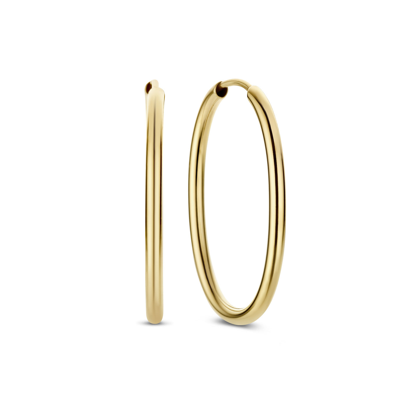 Beloro Jewels La Rinascente Evelina 9 carat gold Hoop Earrings BO360054