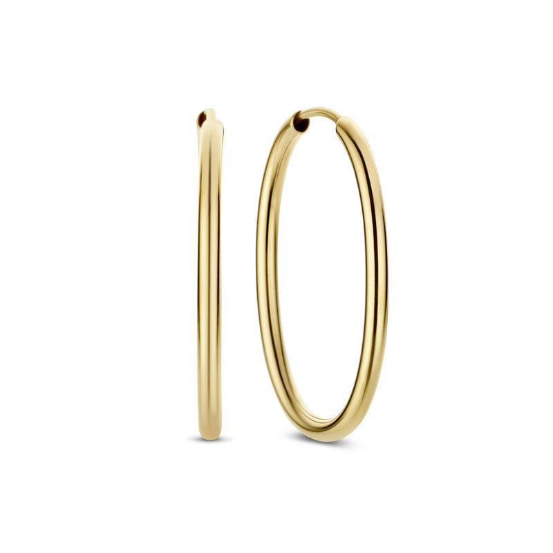 Beloro Jewels La Rinascente Femmes Créoles Or 9 carats BO360054-zoom-