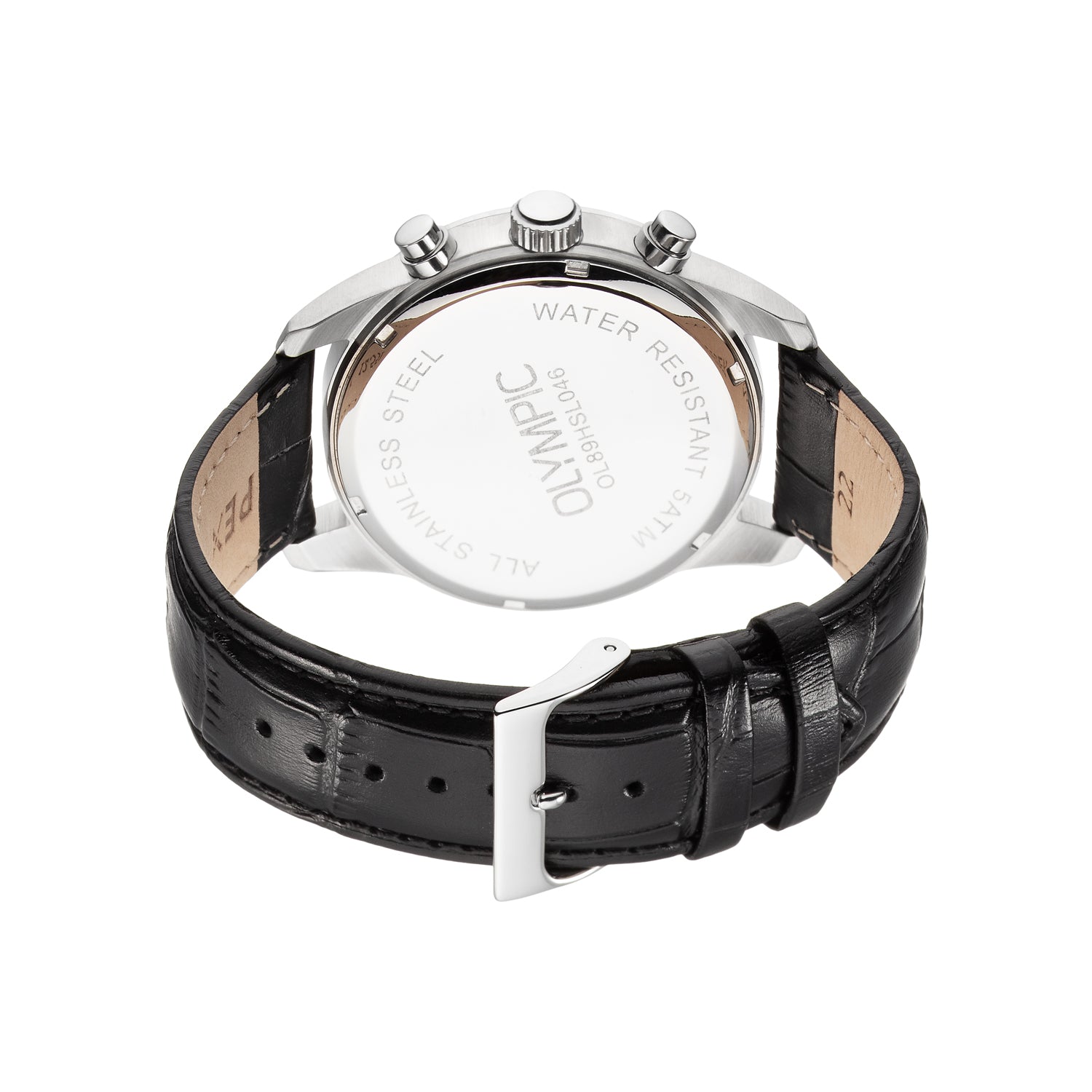 Olympic Black Men's Watch 2002-OL89HSL046