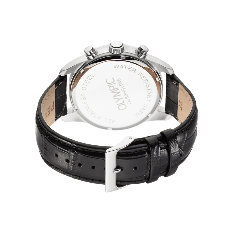Olympic Black Men's Watch 2002-OL89HSL046-zoom-