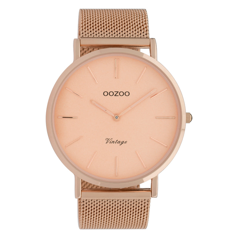 OOZOO Vintage Femmes Montre Or rose C9920-zoom-
