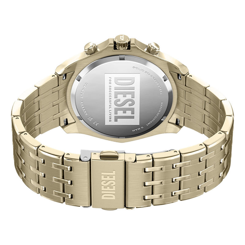 Diesel Stinger Round Gold Dial Watch DZ4707-zoom-