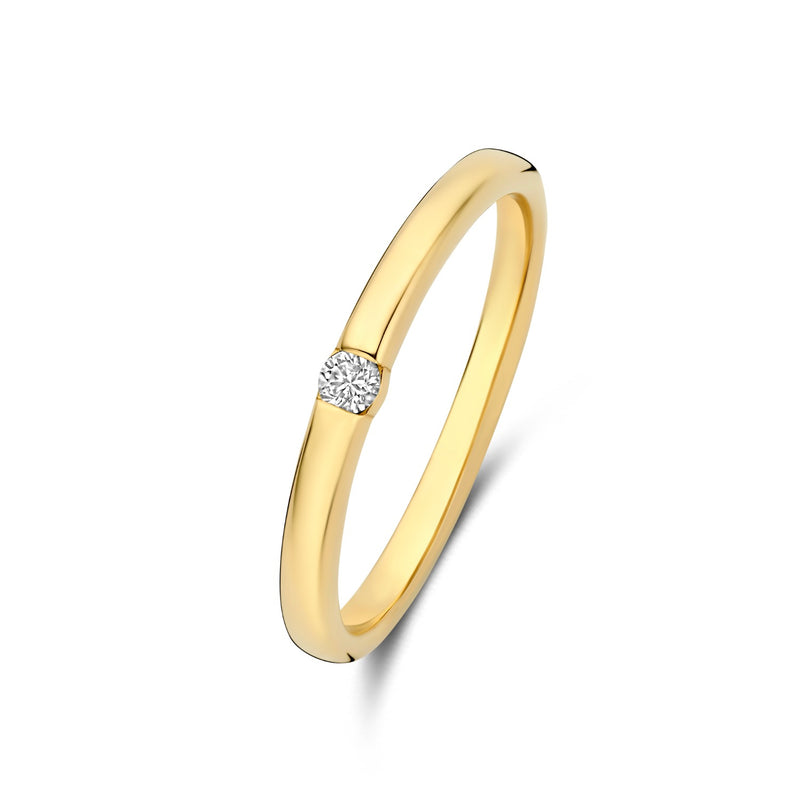 Isabel Bernard De la Paix Bague De la Paix Mia en or 14 carats avec diamant 0,05 carat IBD330046-56-zoom-