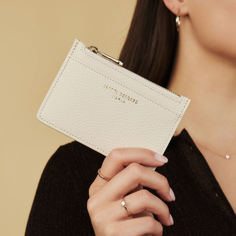 Isabel Bernard Honoré Femmes Porte-carte Beige IB27021-zoom-