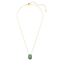 Swarovski Sublima Glam Gold-Tone Necklace with Green Pendant 5752884