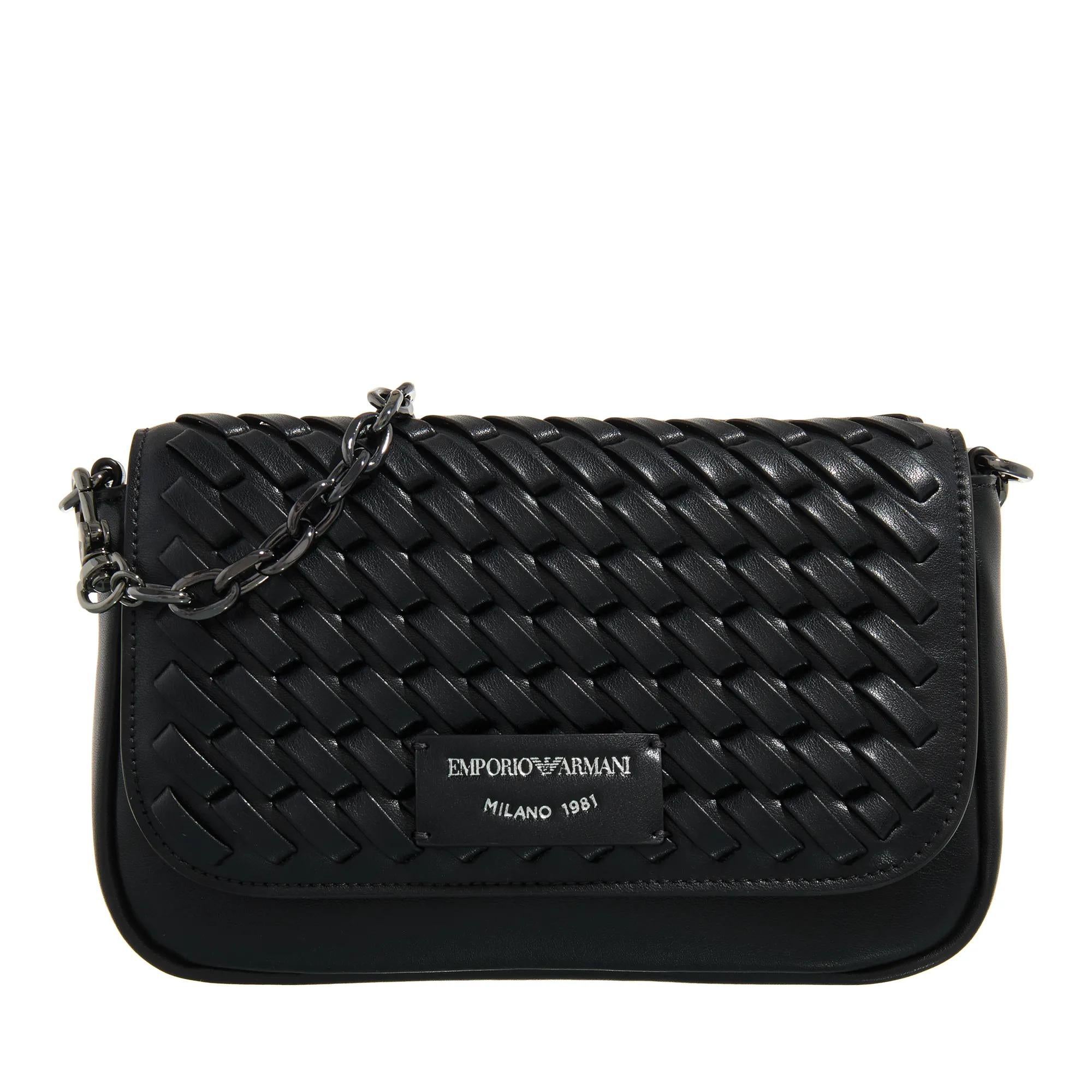 Emporio Armani Black Wallet On A Chain 2001-A0526085