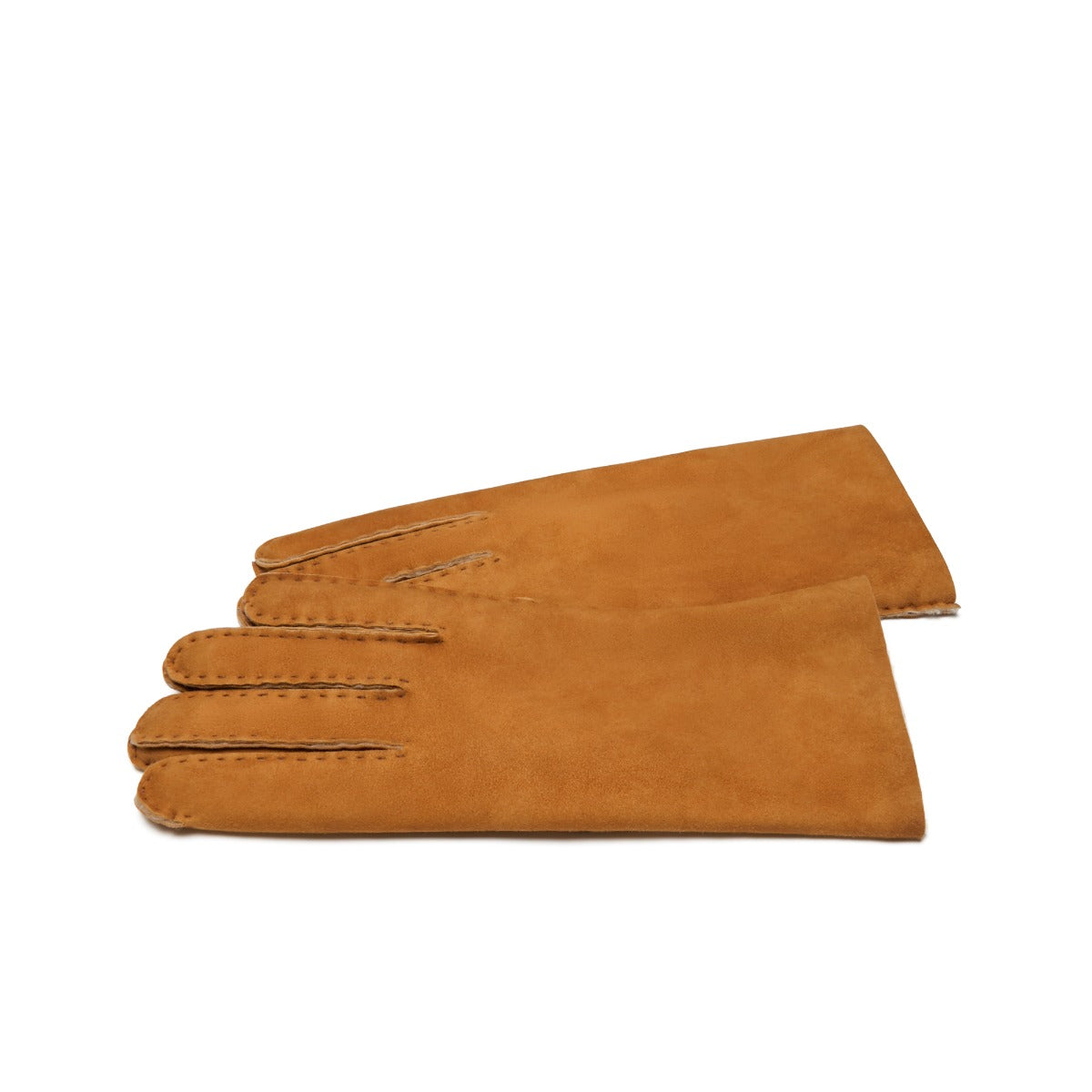 Isabel Bernard Honoré Zenia Cognac Lambskin Gloves IB67003-336-7