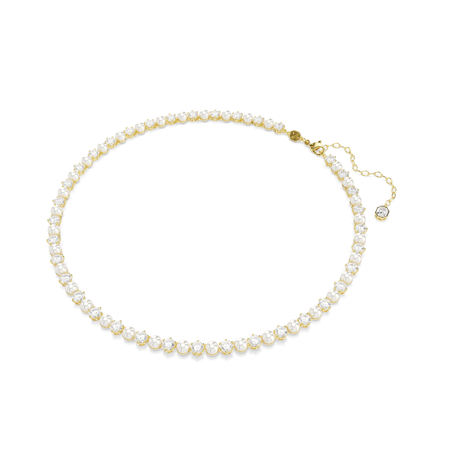 Swarovski Matrix Gold Plated Necklace 5742039