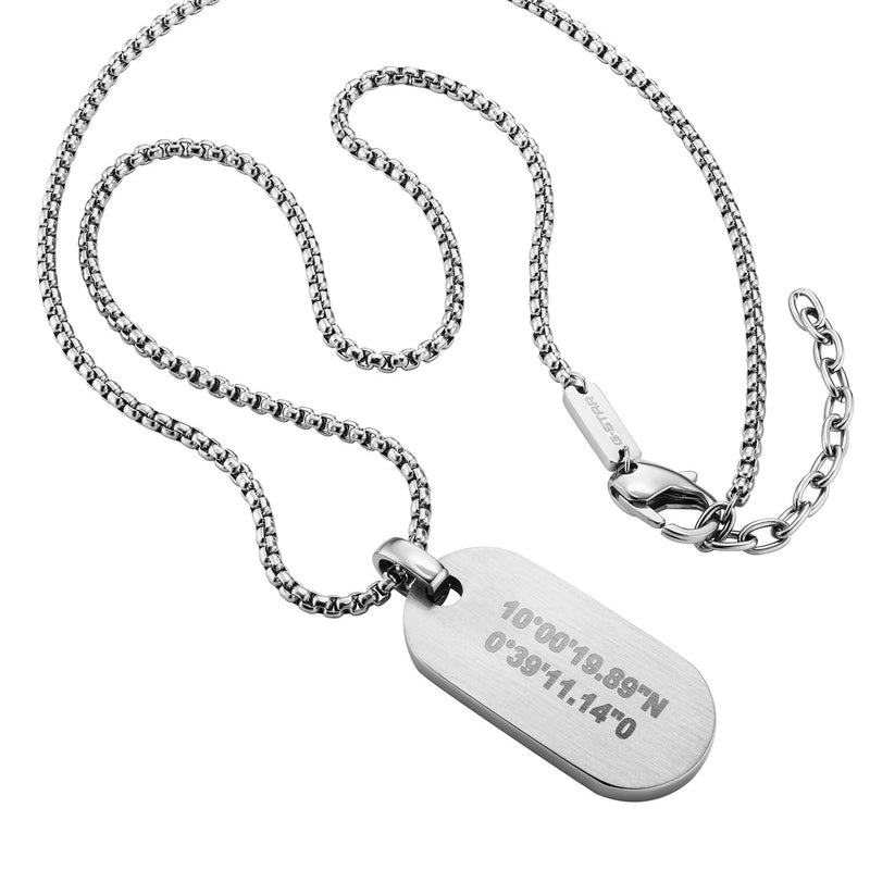 G-STAR ZipPoint Collier argenté à maillons GSJ.104.01-zoom-
