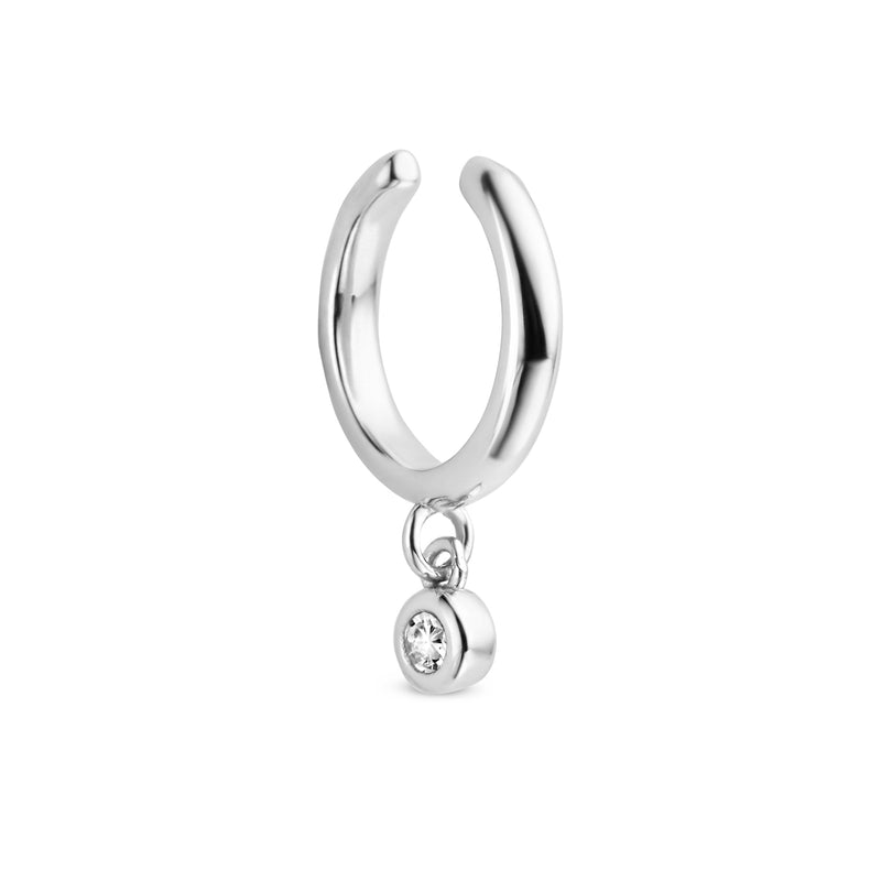 Violet Hamden Venus 925 Sterling Zilveren Ear Cuff Met Geboortesteen VH370001-JAN-zoom-