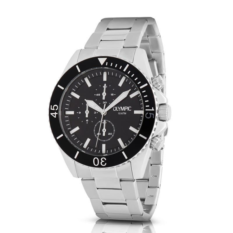 Olympic Paul Hommes Montre Argent OL89HSS054-zoom-