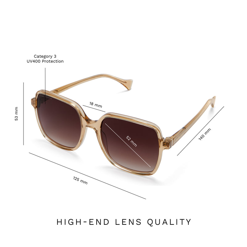 Isabel Bernard La Villette Femmes Lunettes de Soleil Beige IB400000-02-14-zoom-