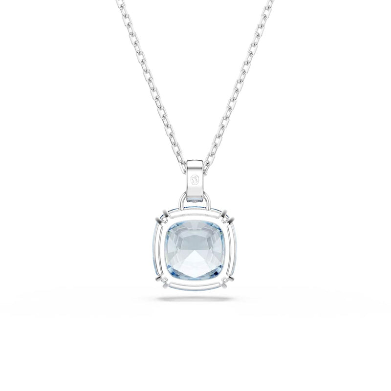Swarovski Collier Millenia argenté avec pendentif bleu 5760057-zoom-