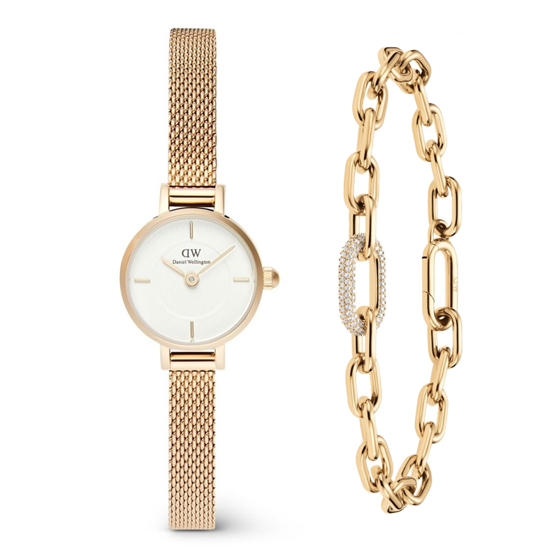 Daniel Wellington Combo Petite Mini 19 Evergold Coffret Cadeau DW00590025-zoom-