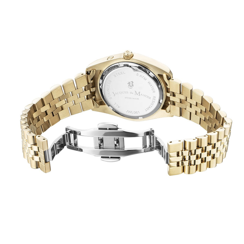 Jacques du Manoir Inspiration Multifunction Montre Unisexe en Acier Doré JWN06103-zoom-