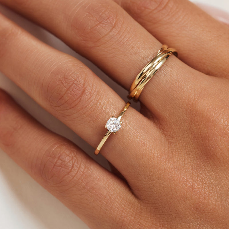 Isabel Bernard Rivoli Bague Or 14 carats IB330078-60-zoom-