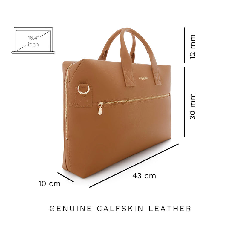 Isabel Bernard Honoré Sac à Main Marron IB25062-zoom-