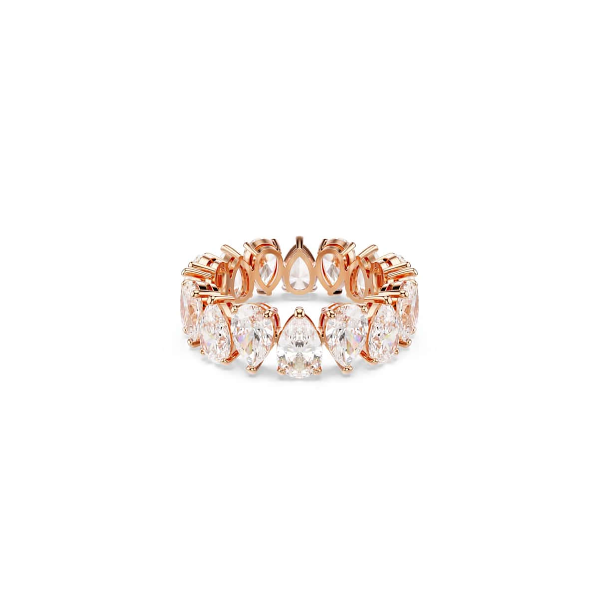 Swarovski Re Matrix Rose Gold Coloured Ring 5690094