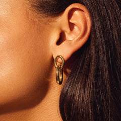 Parte Di Me Bibbiena Poppi Adriane 925 Sterling Silver Gold Plated Drop Earrings PDM36186